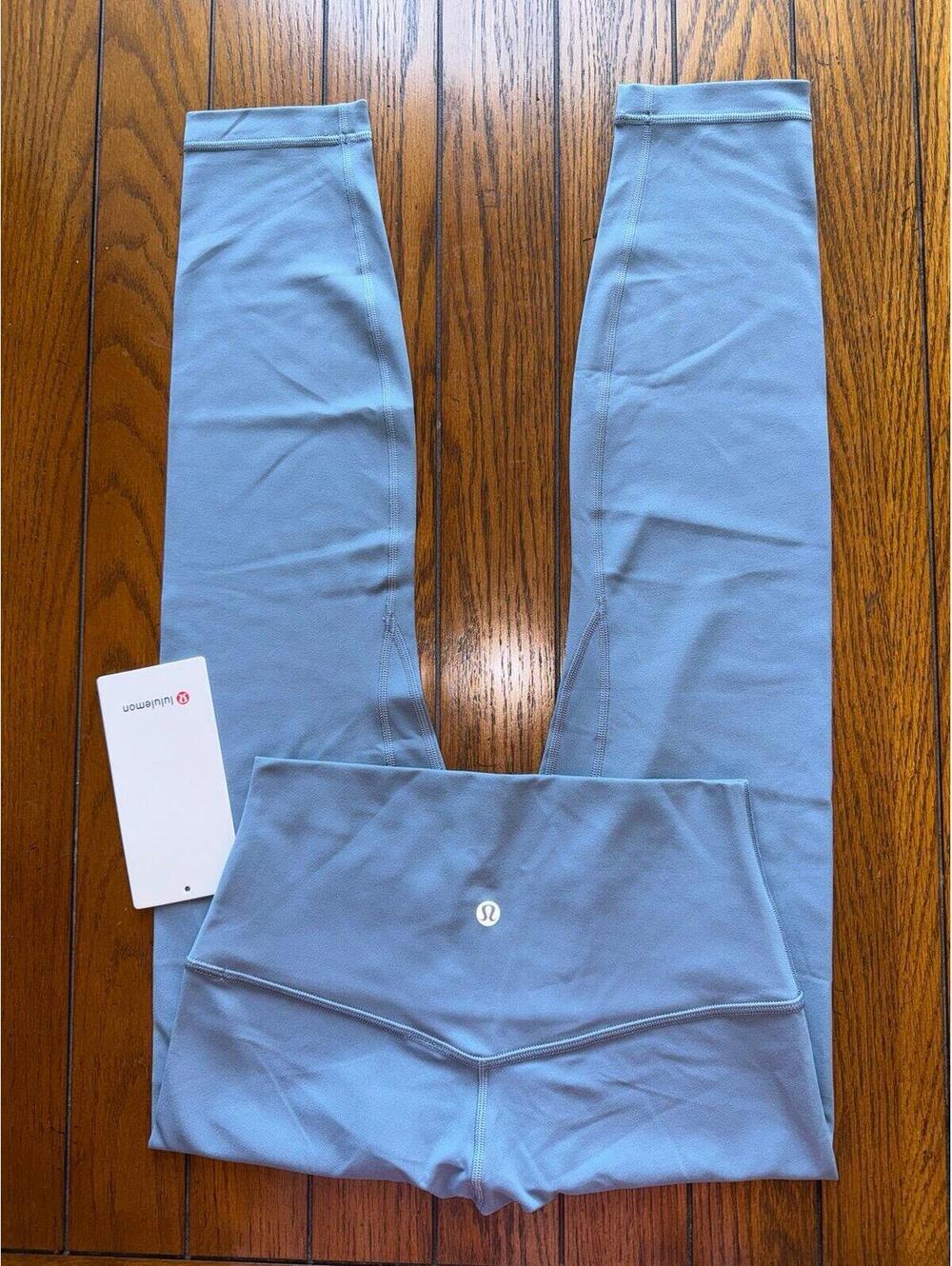 Lululemon Align High Rise 25” No Line, Steel Blue Size 6 NWT